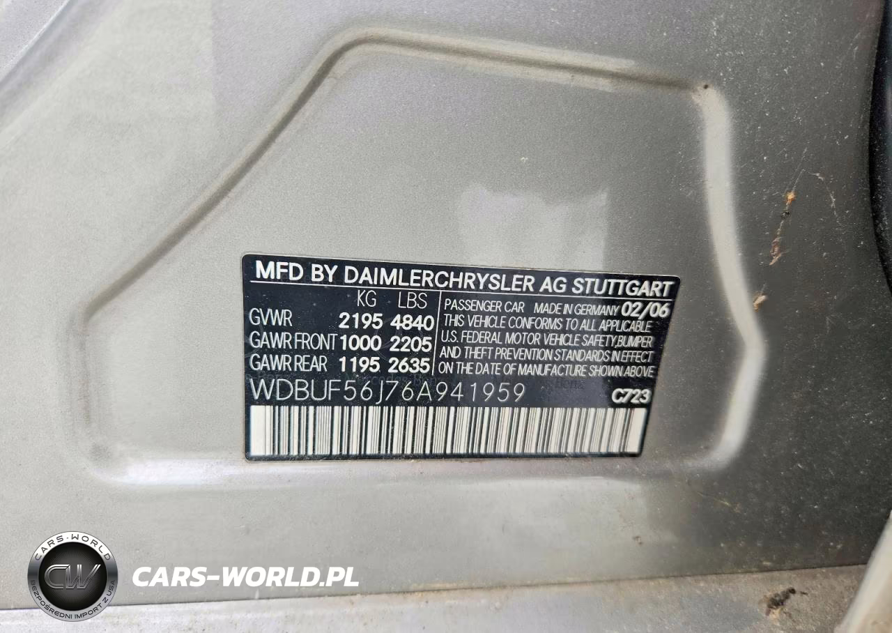 2006 Mercedes-Benz E 350 VIN:WDBUF56J76A941959 - 12