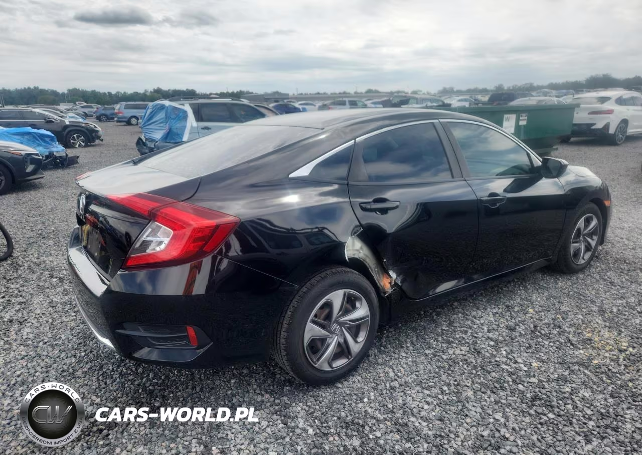 2020 Honda Civic Lx VIN:19XFC2F64LE011622 - 3
