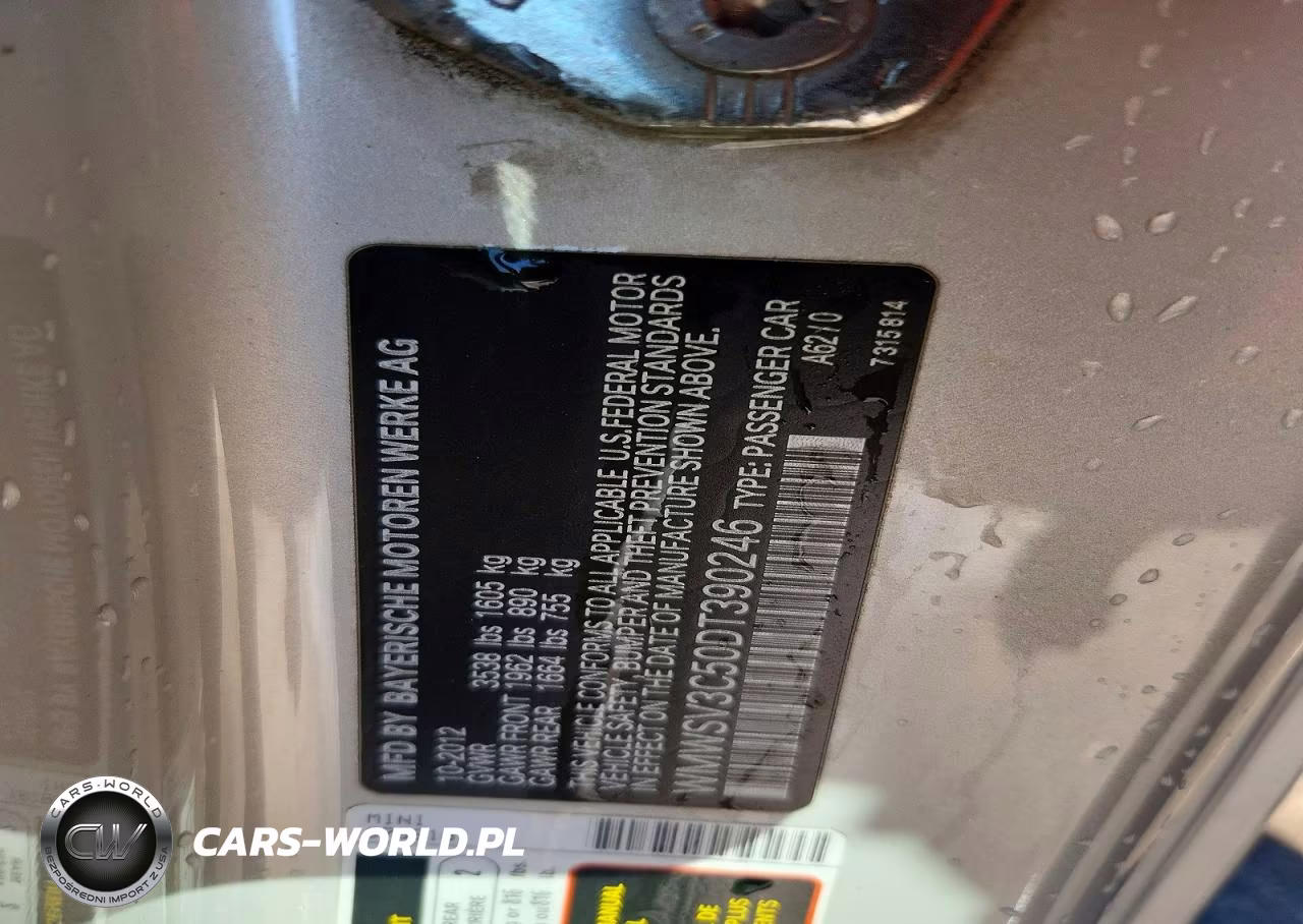 2013 Mini Cooper S VIN:WMWSV3C50DT390246 - 12