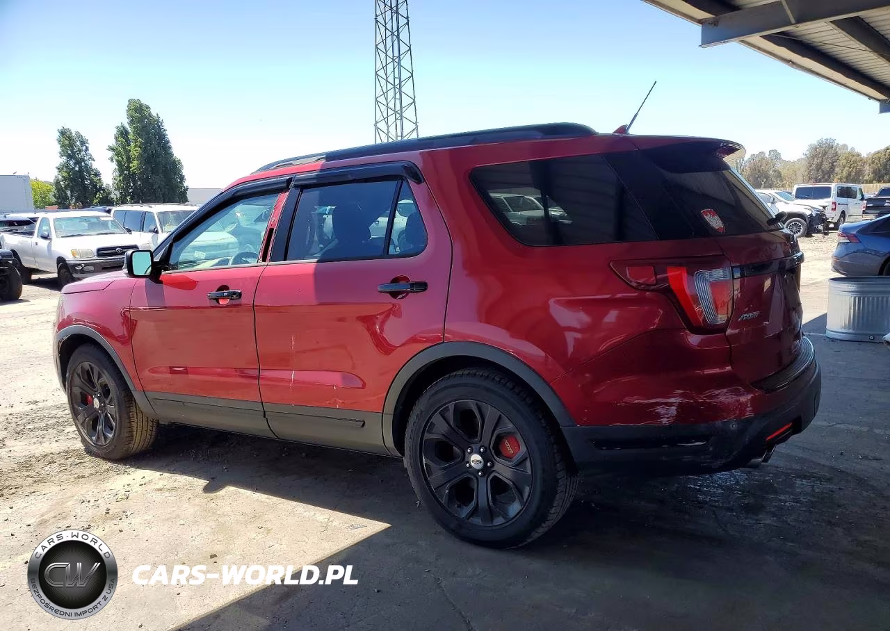 2018 Ford Explorer Sport VIN:1FM5K8GT3JGB10091 - 2