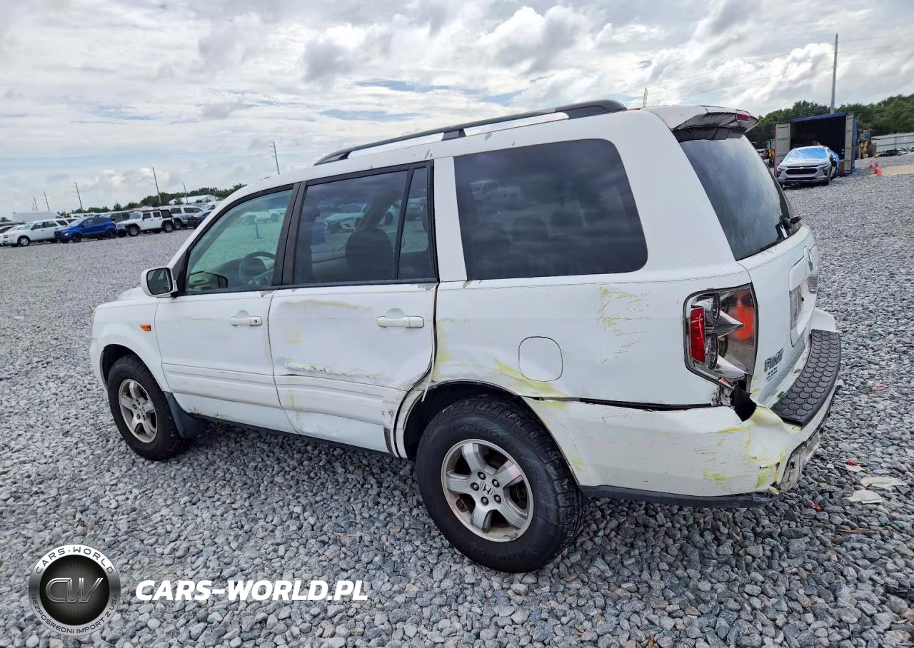 2007 Honda Pilot Ex VIN:5FNYF28427B044324 - 2