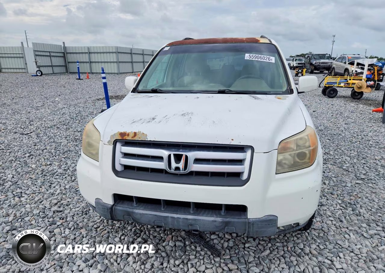 2007 Honda Pilot Ex VIN:5FNYF28427B044324 - 5