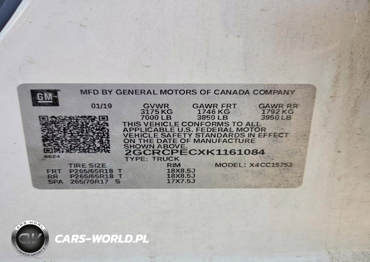 2019 Chevrolet Silverado Ld C1500 Lt VIN:2GCRCPECXK1161084 - 12