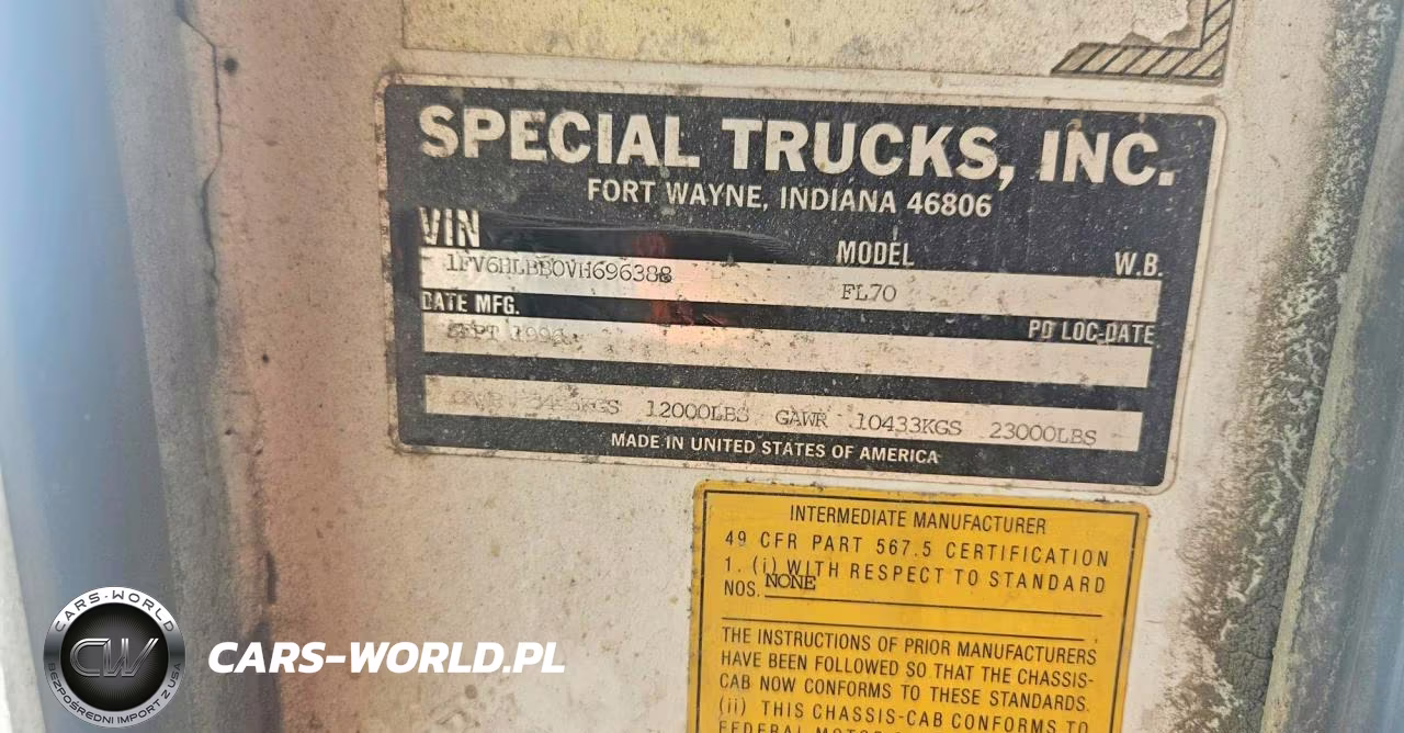 1997 Freightliner Fl70 Refuse Truck VIN:1FV6HLBB0VH696388 - 10