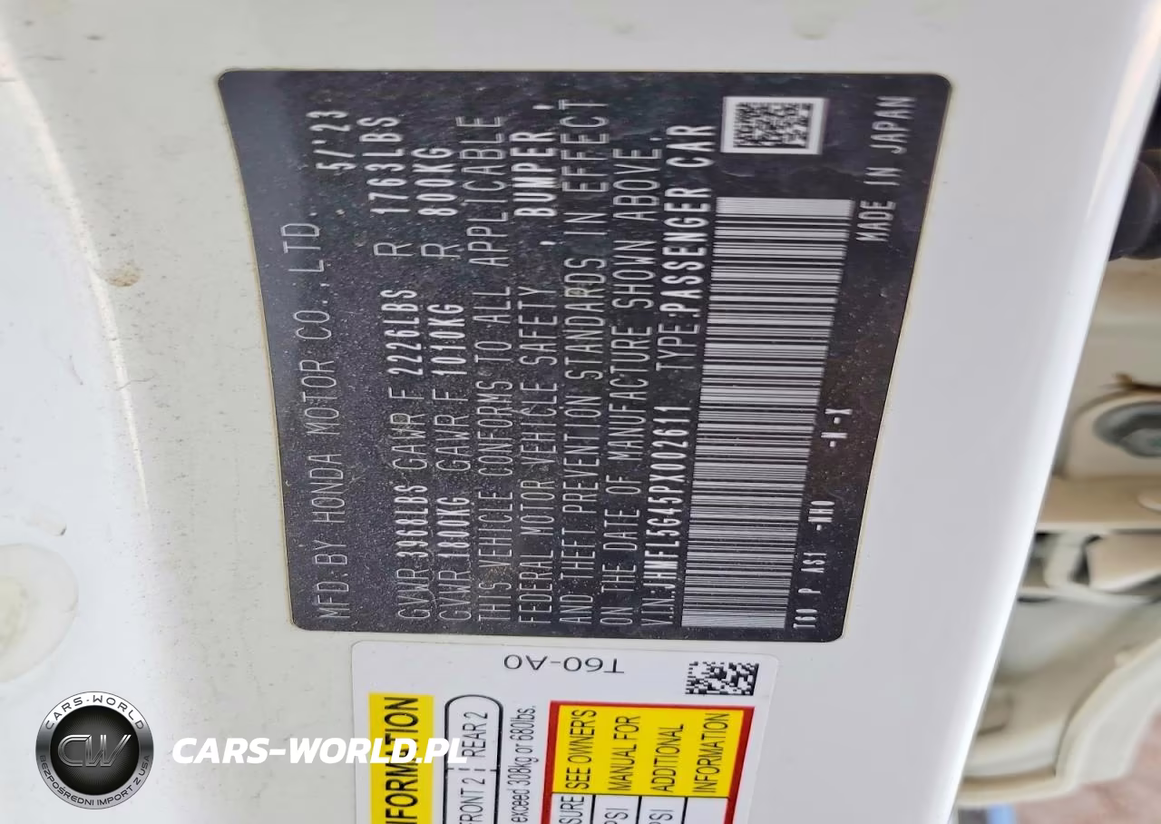 2023 Honda Civic Type-R VIN:JHMFL5G45PX002611 - 12