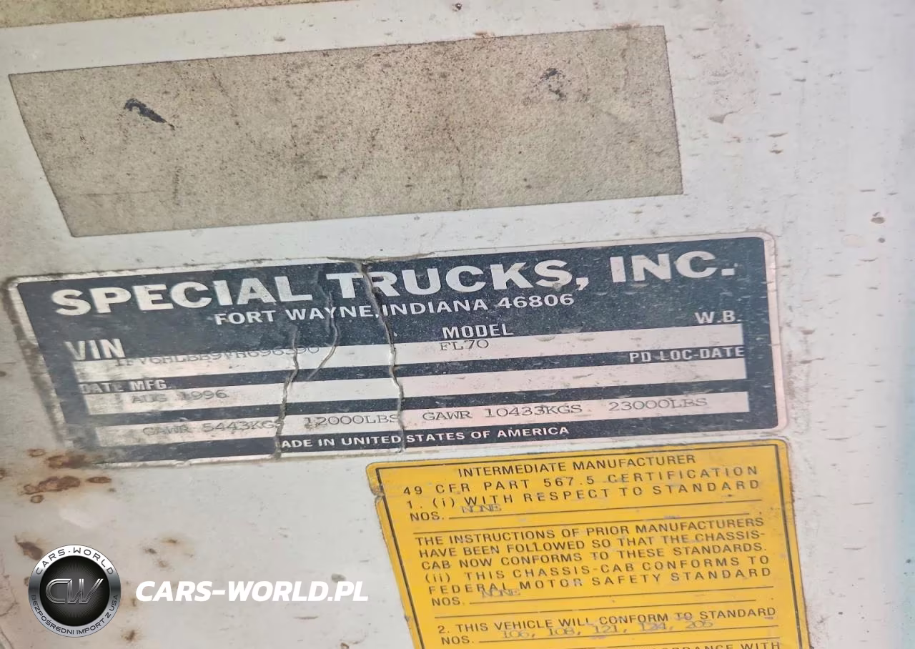 1997 Freightliner Fl70 Refuse Truck VIN:1FV6HLBB9VH696390 - 10