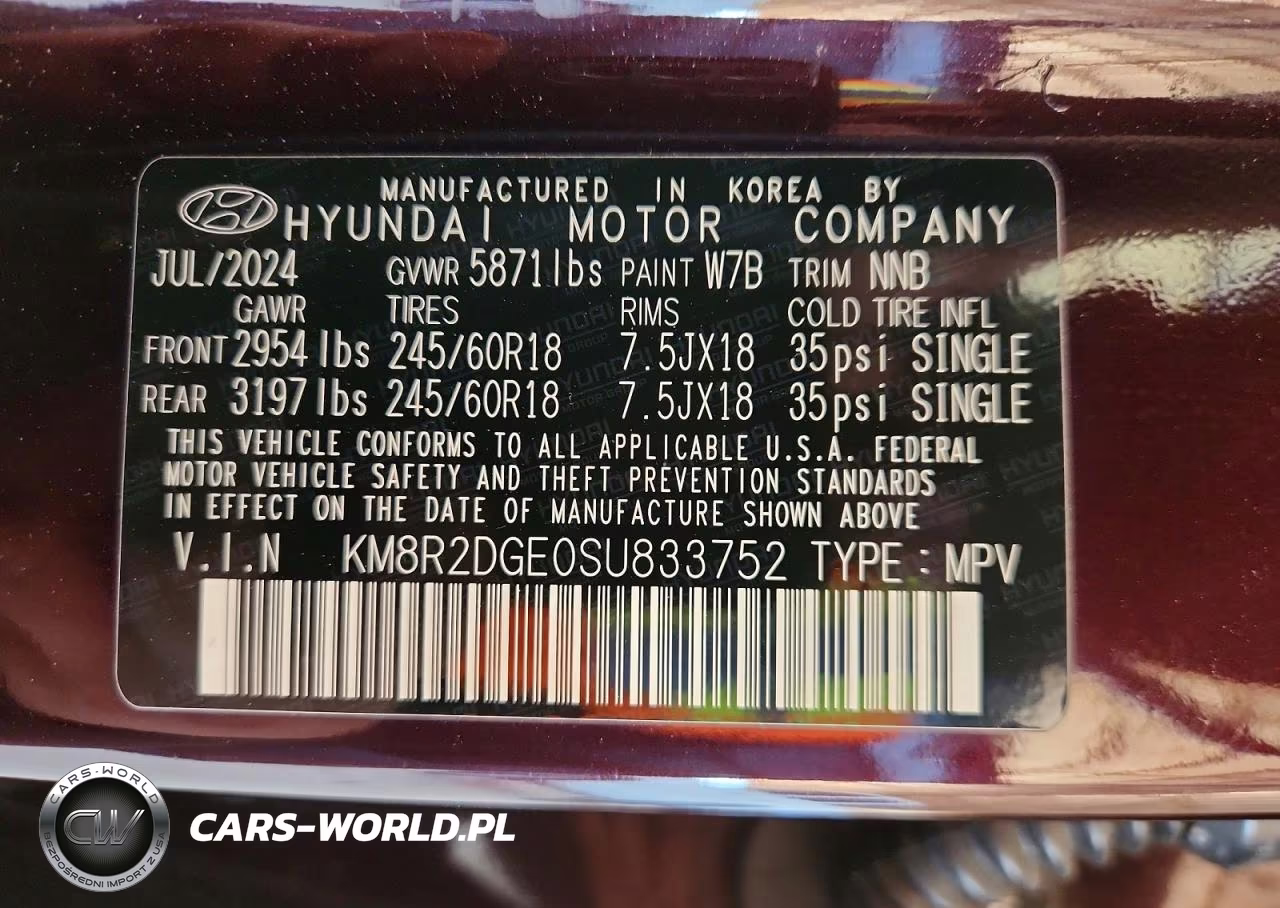 2025 Hyundai Palisade Sel VIN:KM8R2DGE0SU833752 - 13