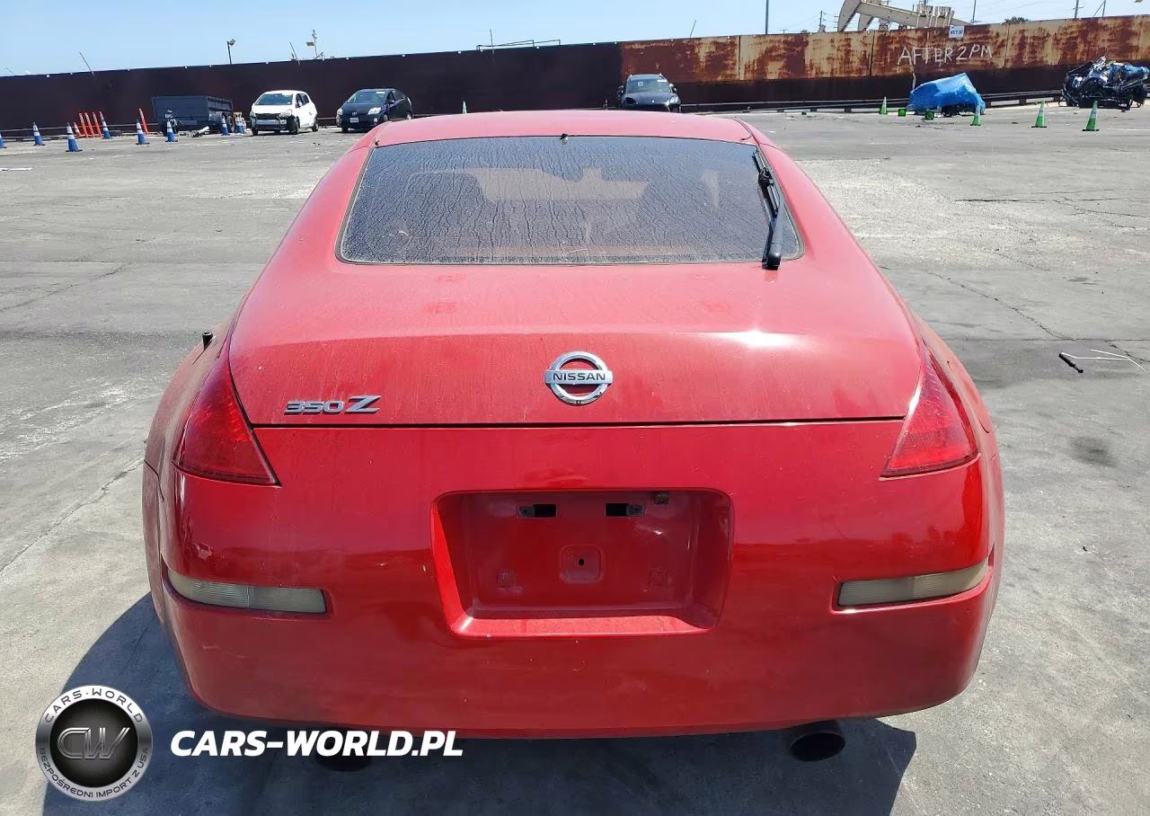 2004 Nissan 350Z Coupe VIN:JN1AZ34D34T166139 - 6