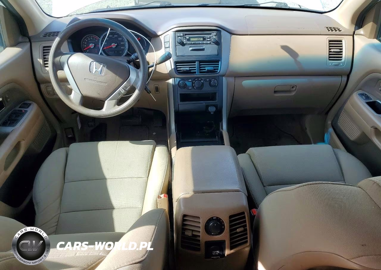 2007 Honda Pilot Lx VIN:5FNYF181X7B023902 - 8