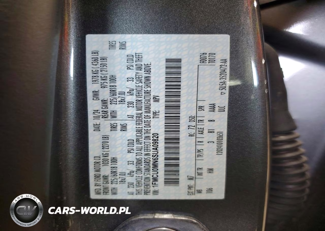 2025 Ford Escape St Line VIN:1FMCU0MN6SUA09820 - 13