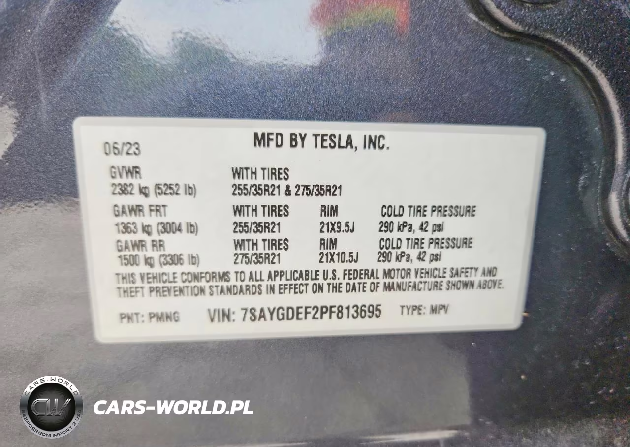 2023 Tesla Model Y VIN:7SAYGDEF2PF813695 - 12