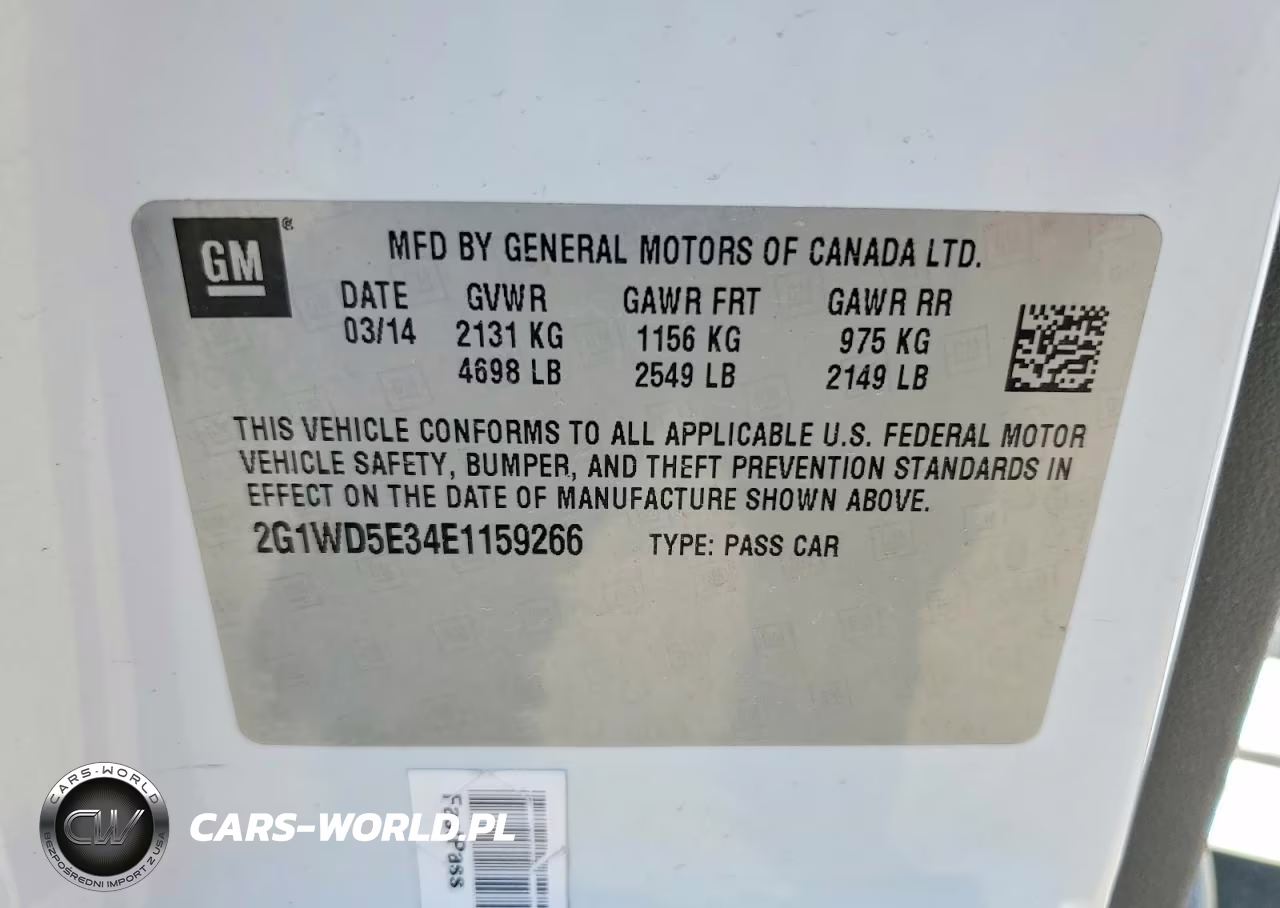 2014 Chevrolet Impala Limited Police VIN:2G1WD5E34E1159266 - 12