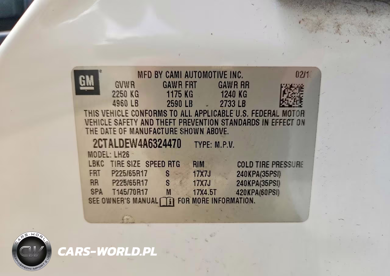 2010 GMC Terrain Sle VIN:2CTALDEW4A6324470 - 13