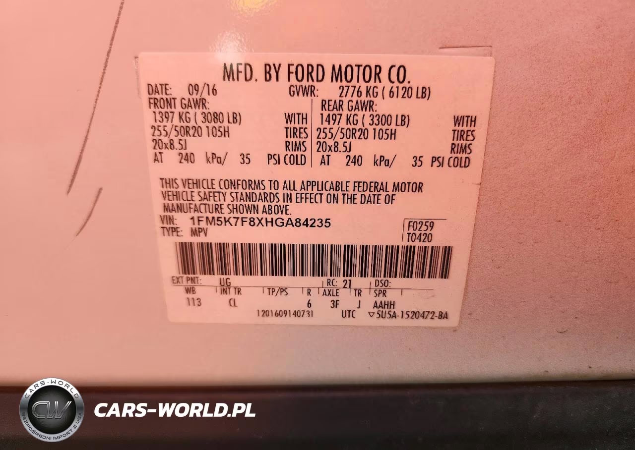 2017 Ford Explorer Limited VIN:1FM5K7F8XHGA84235 - 13