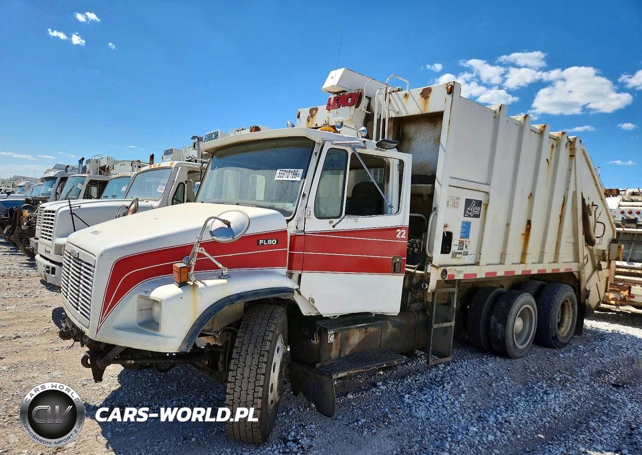 2001 Freightliner Fl80 Refuse Truck VIN:1FVABXBS81HH58362 - 2