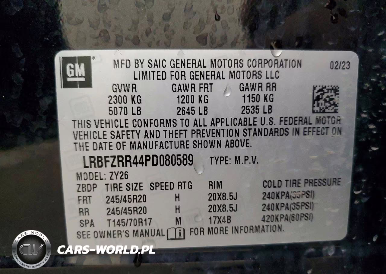 2023 Buick Envision Avenir VIN:LRBFZRR44PD080589 - 14