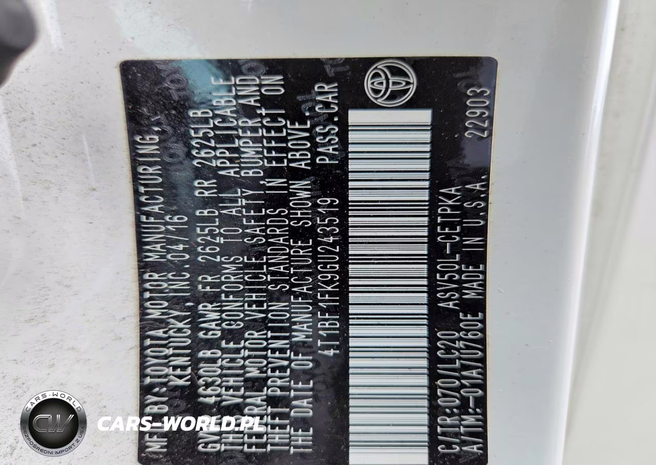 2016 Toyota Camry Xse VIN:4T1BF1FK9GU243519 - 12