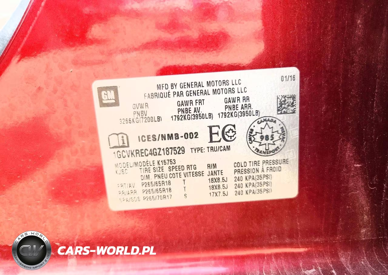 2016 Chevrolet Silverado K1500 Lt VIN:1GCVKREC4GZ187529 - 12