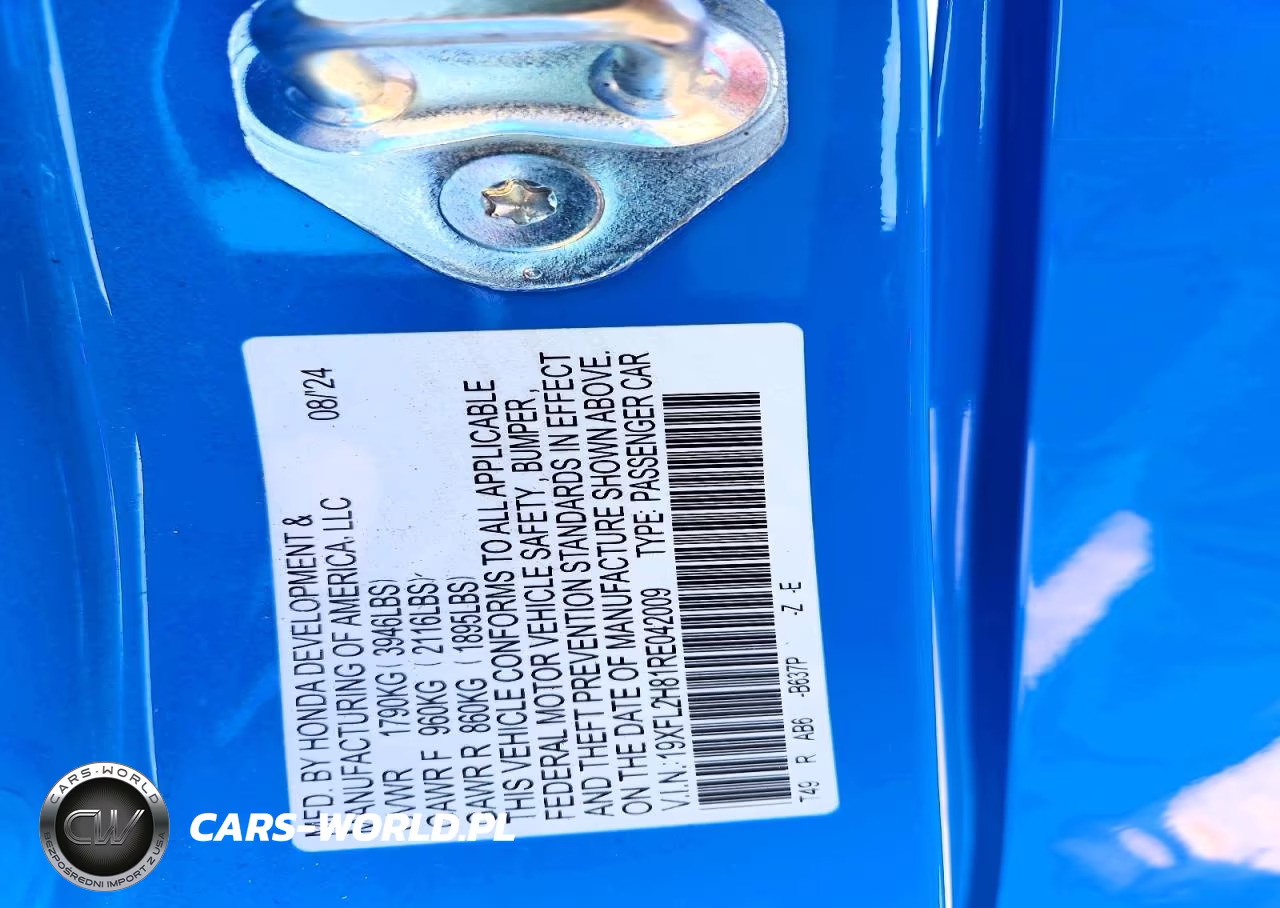 2024 Honda Civic Sport VIN:19XFL2H81RE042009 - 13