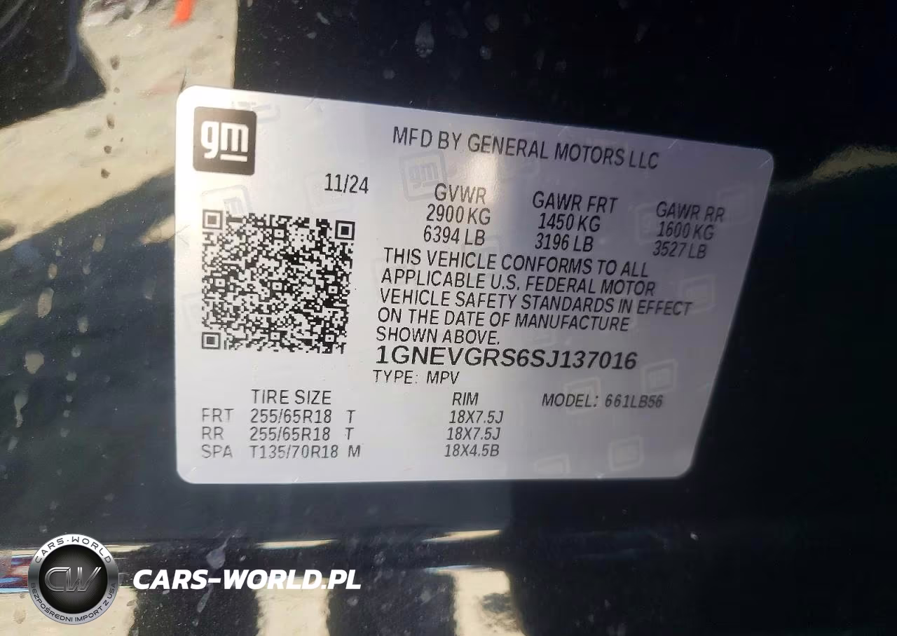 2025 Chevrolet Traverse Lt VIN:1GNEVGRS6SJ137016 - 13