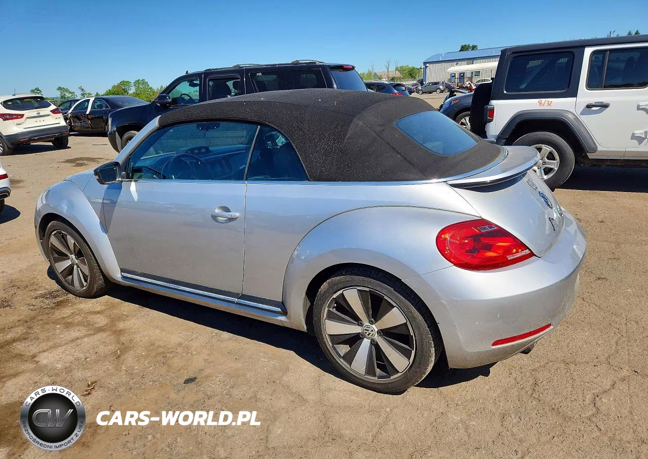 2013 Volkswagen Beetle Turbo VIN:3VW8A7AT1DM812697 - 2