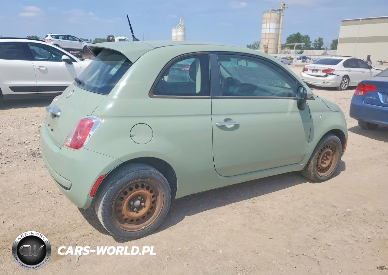2013 Fiat 500 Pop VIN:3C3CFFAR6DT512340 - 3