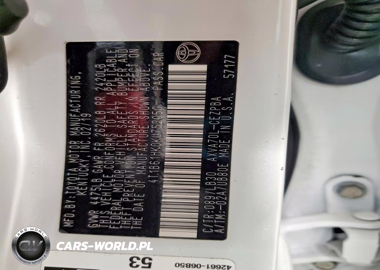 2019 Toyota Camry Xse VIN:4T1B61HK0KU752050 - 13