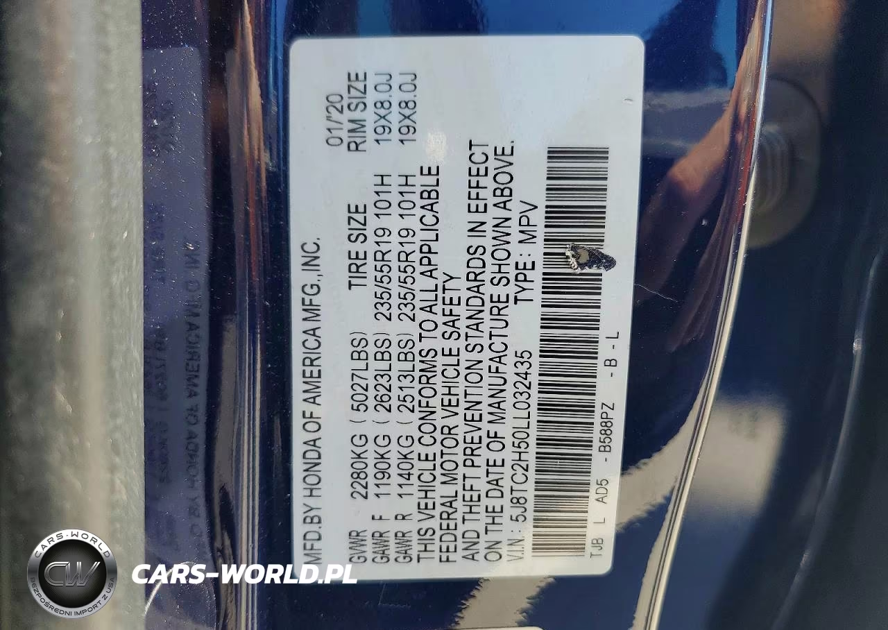 2020 Acura Rdx Technology VIN:5J8TC2H50LL032435 - 13