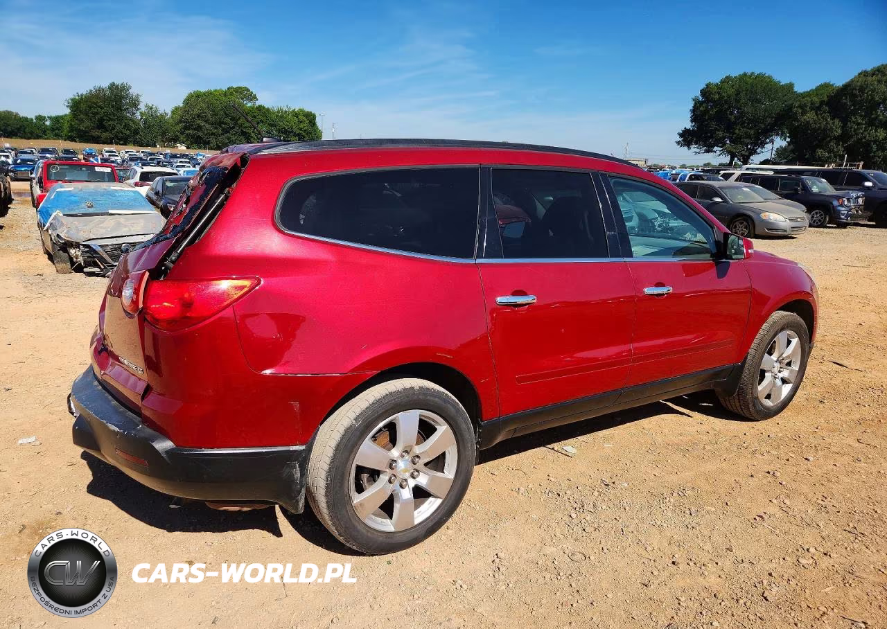2012 Chevrolet Traverse Lt VIN:1GNKRGED9CJ123479 - 3
