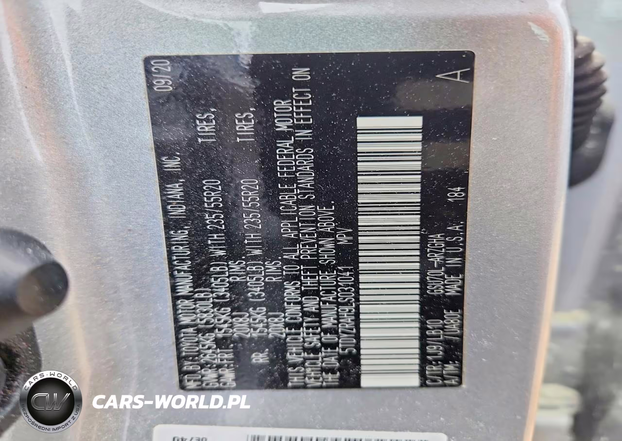 2020 Toyota Highlander Limited VIN:5TDYZRAH9LS031041 - 14
