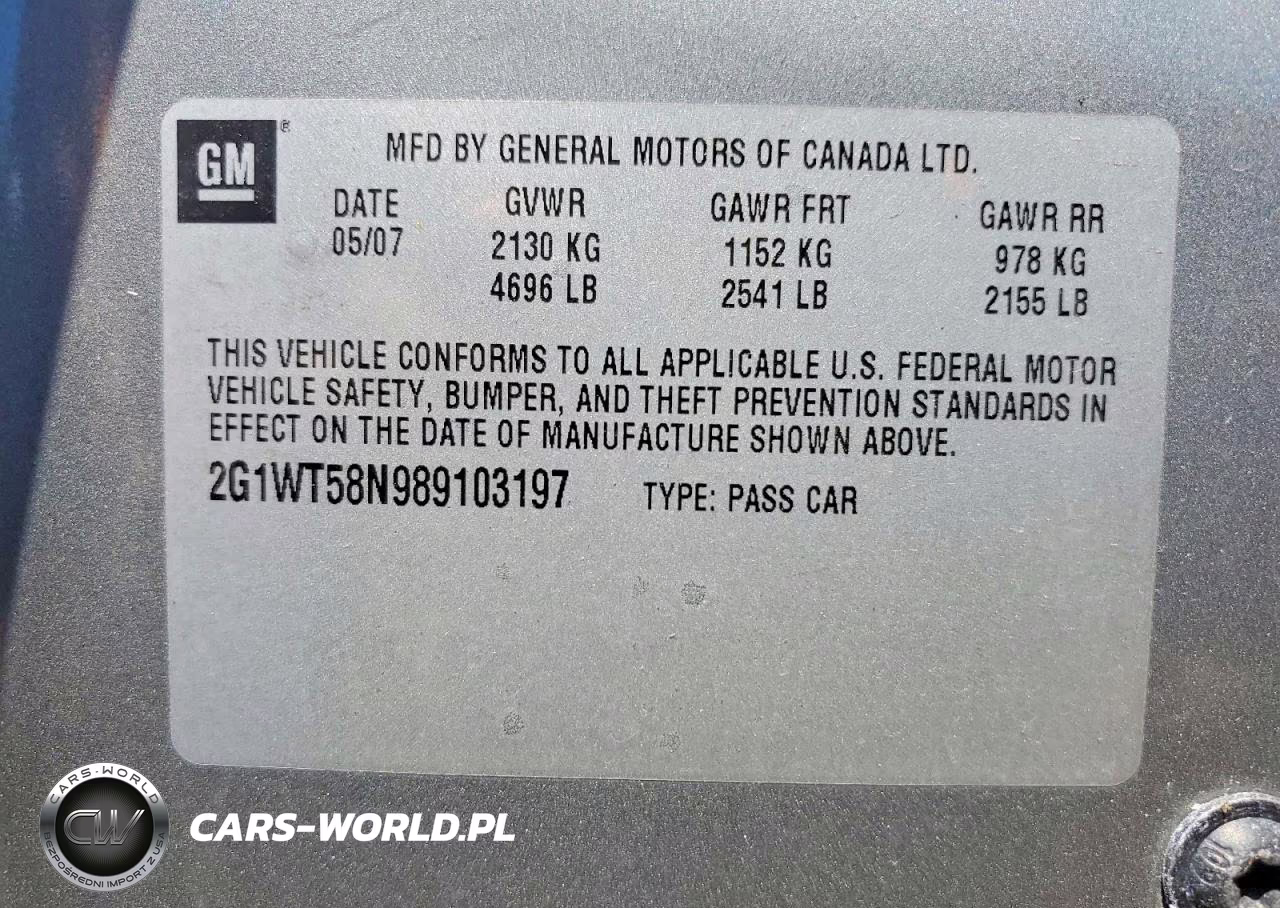 2008 Chevrolet Impala Lt VIN:2G1WT58N989103197 - 12