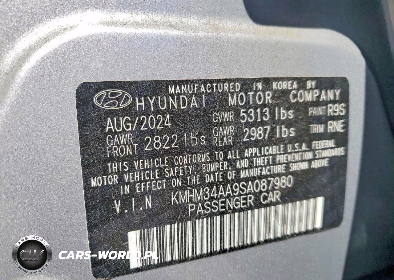 2025 Hyundai Ioniq 6 Sel VIN:KMHM34AA9SA087980 - 12