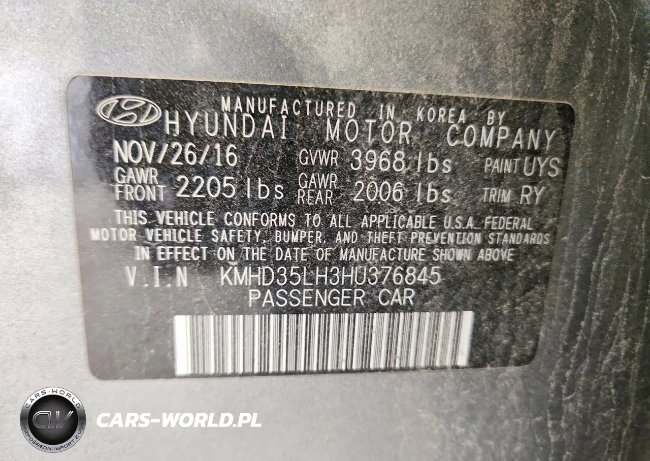2017 Hyundai Elantra Gt Base VIN:KMHD35LH3HU376845 - 12