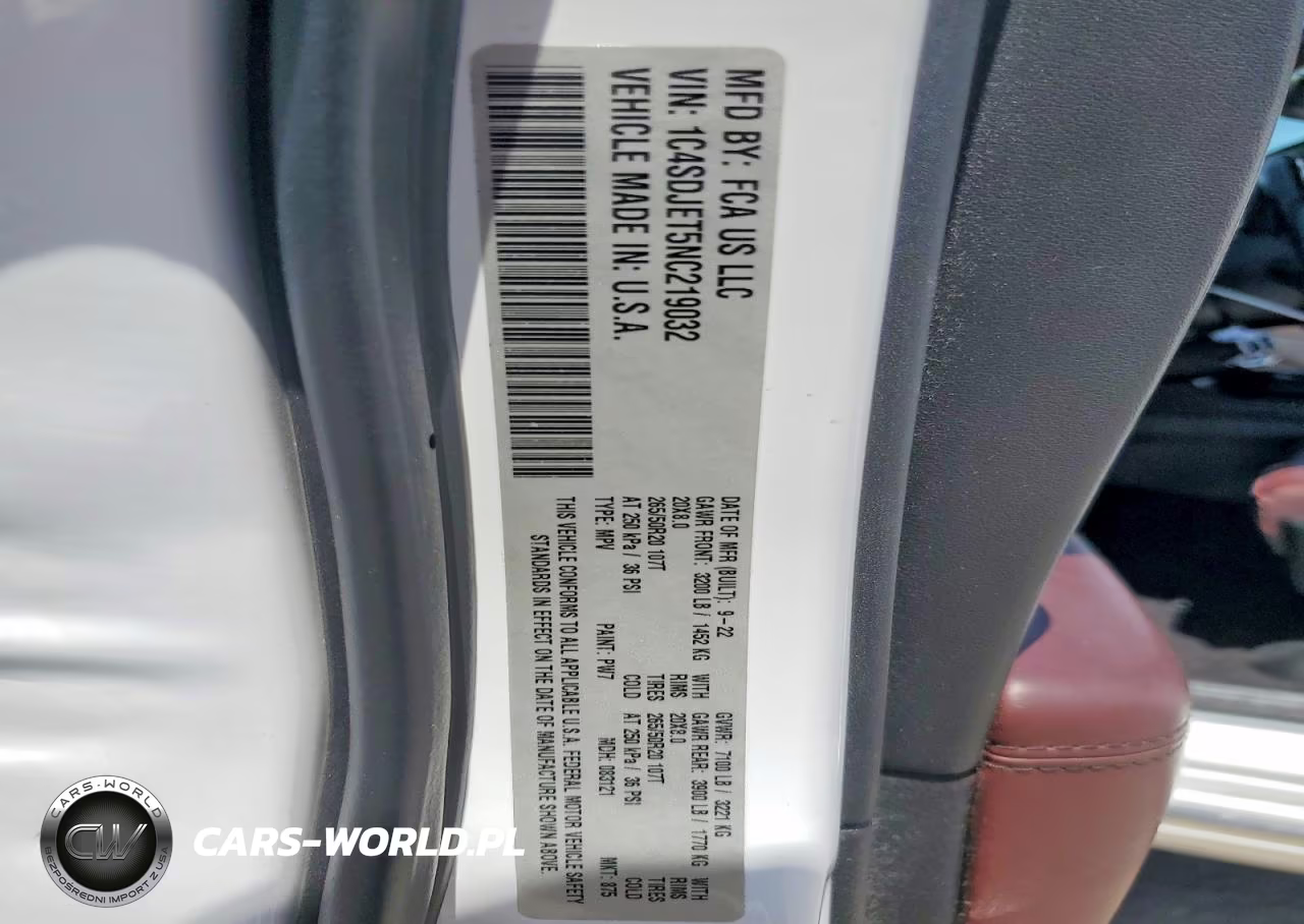 2022 Dodge Durango Citadel VIN:1C4SDJET5NC219032 - 13