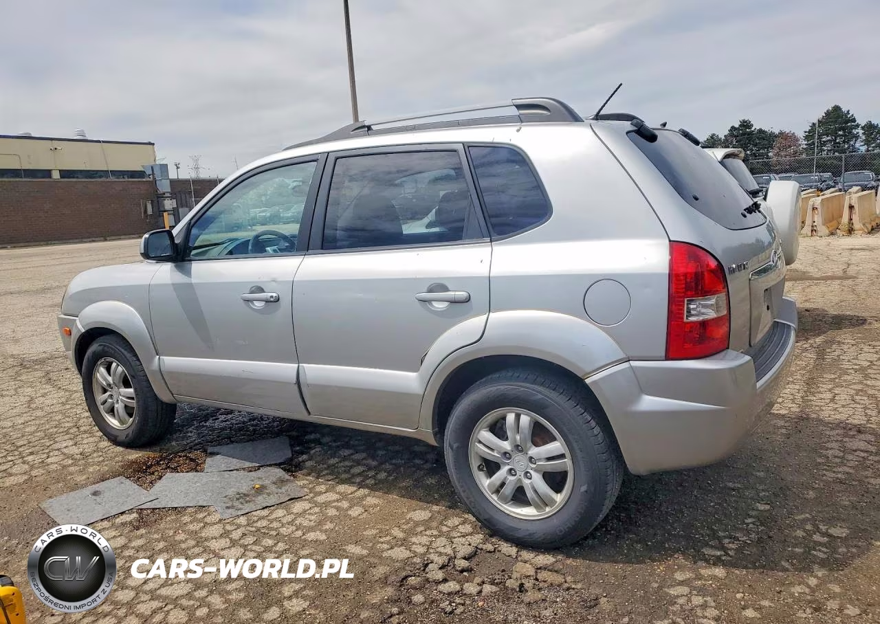 2007 Hyundai Tucson Se VIN:KM8JN72D47U529061 - 2