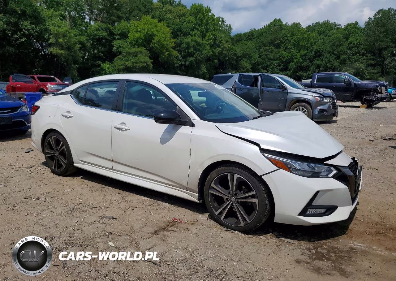 2021 Nissan Sentra Sr VIN:3N1AB8DV1MY317545 - 4