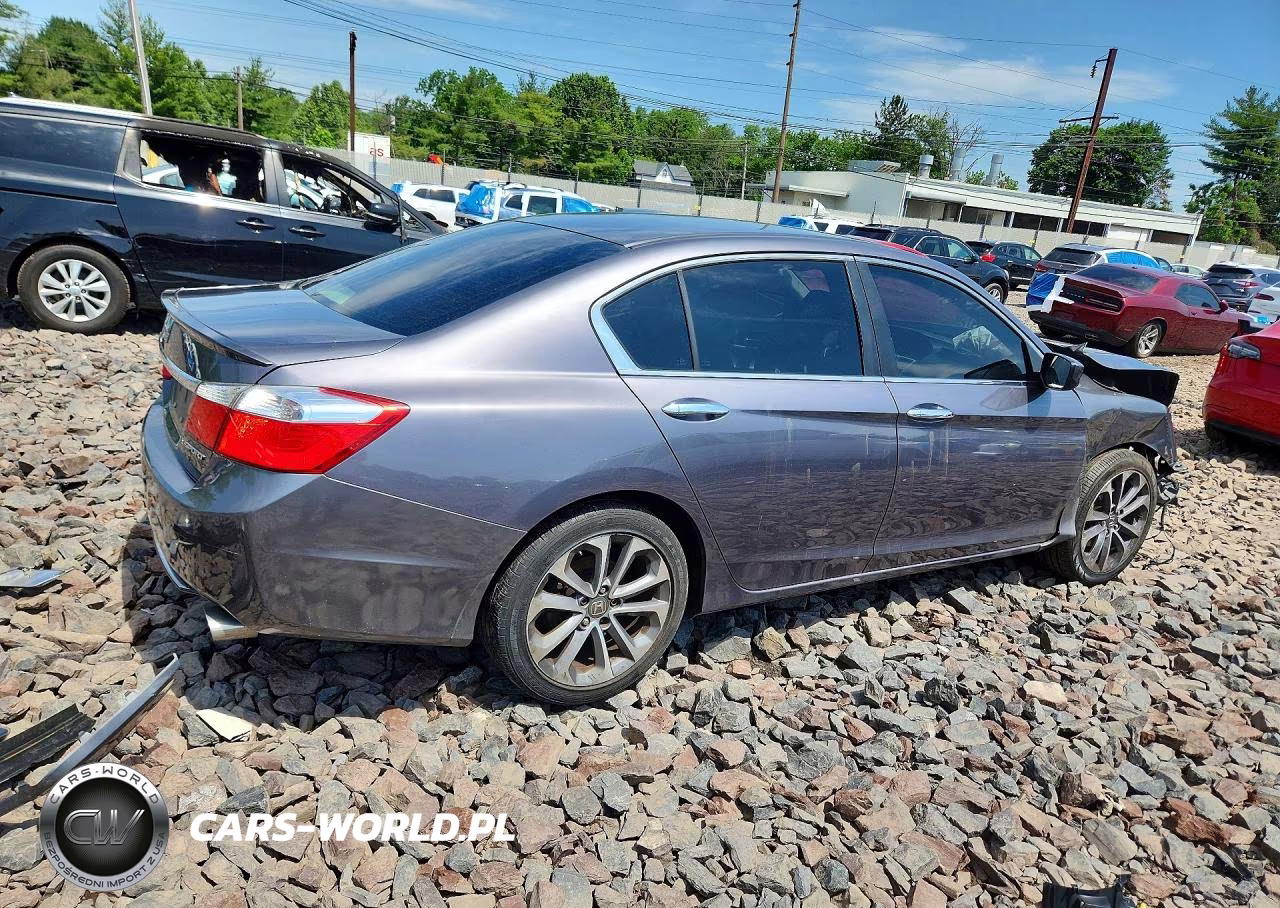 2014 Honda Accord Sport VIN:1HGCR2F58EA152225 - 3