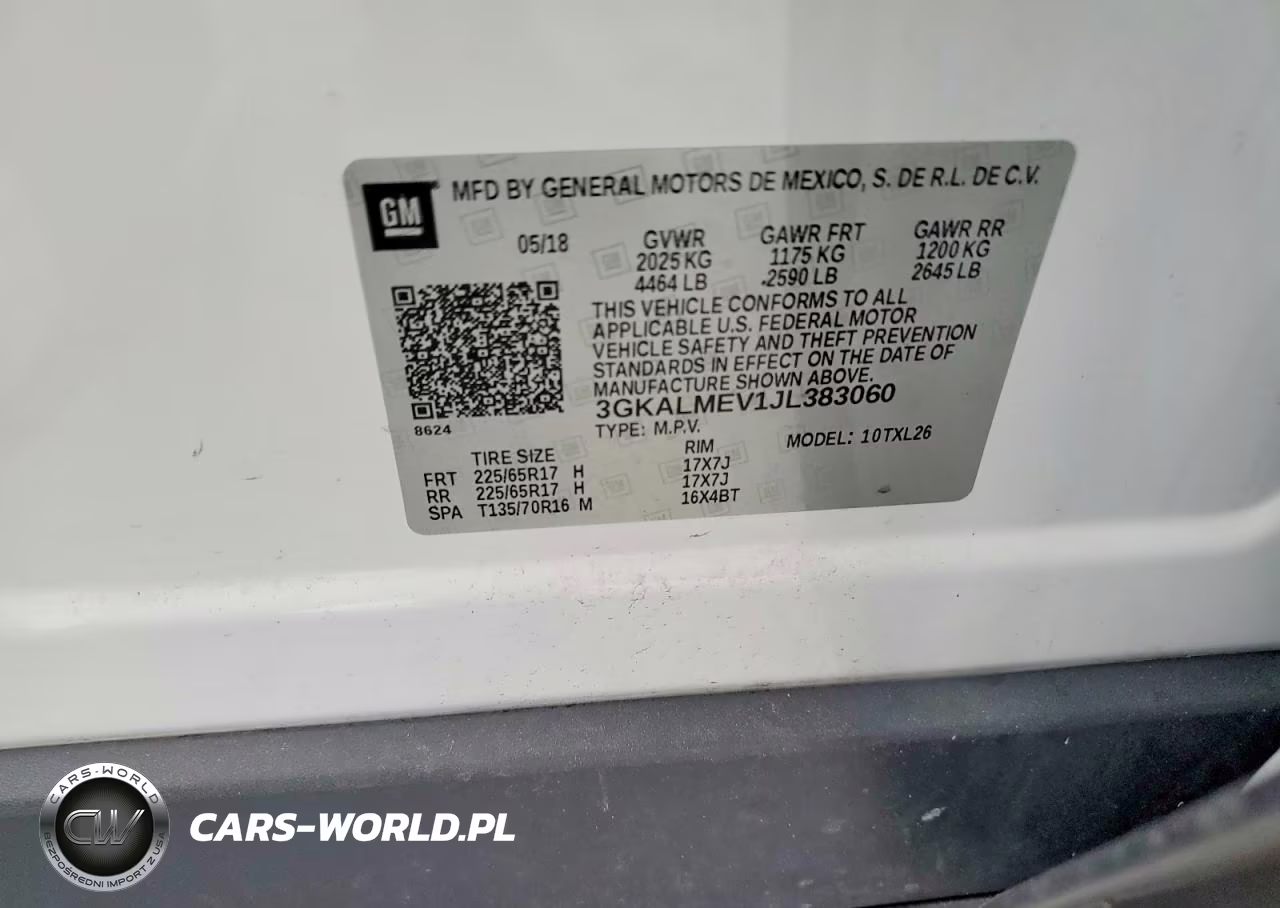 2018 GMC Terrain Sle VIN:3GKALMEV1JL383060 - 13