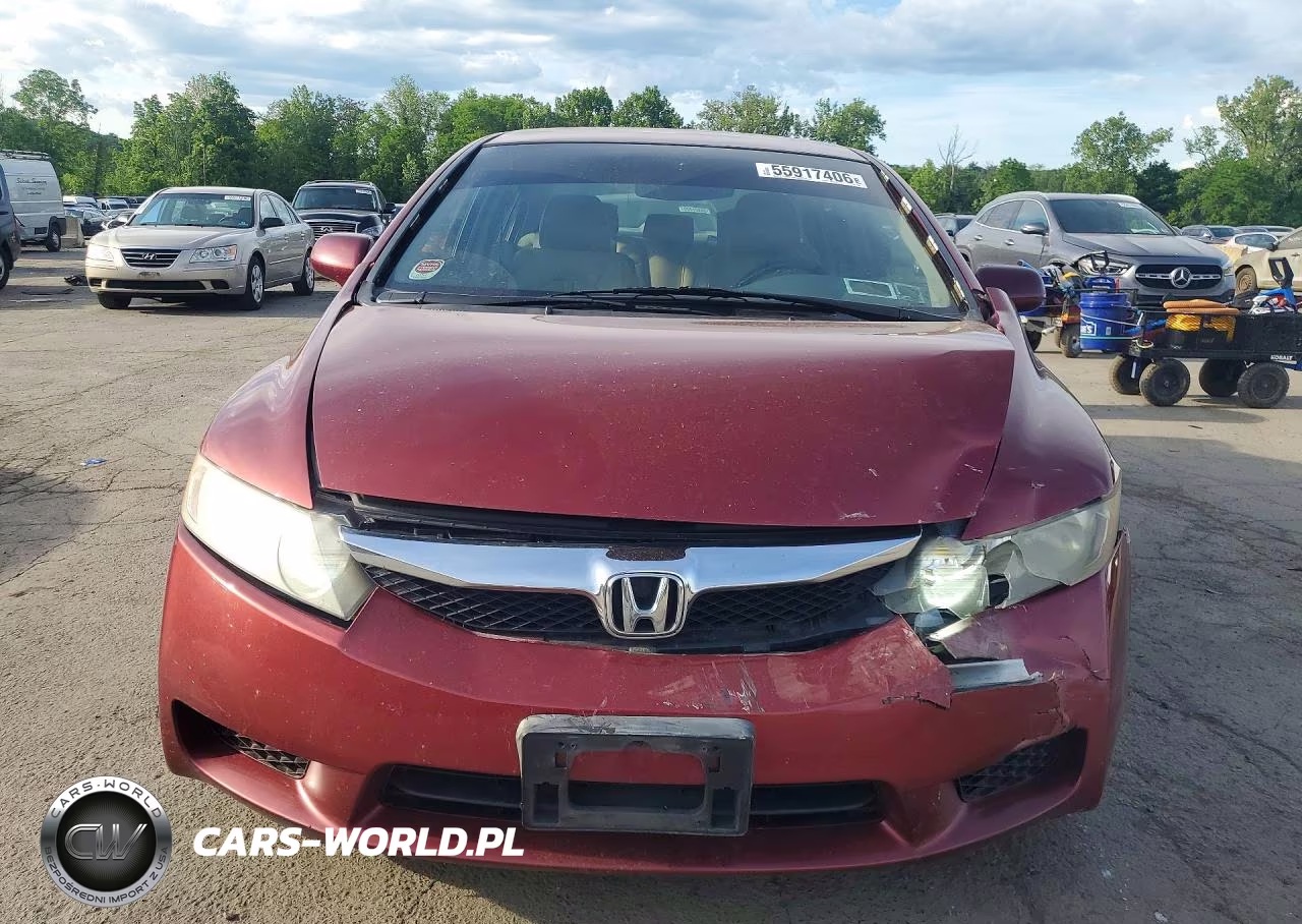 2010 Honda Civic Lx VIN:2HGFA1F55AH586161 - 5
