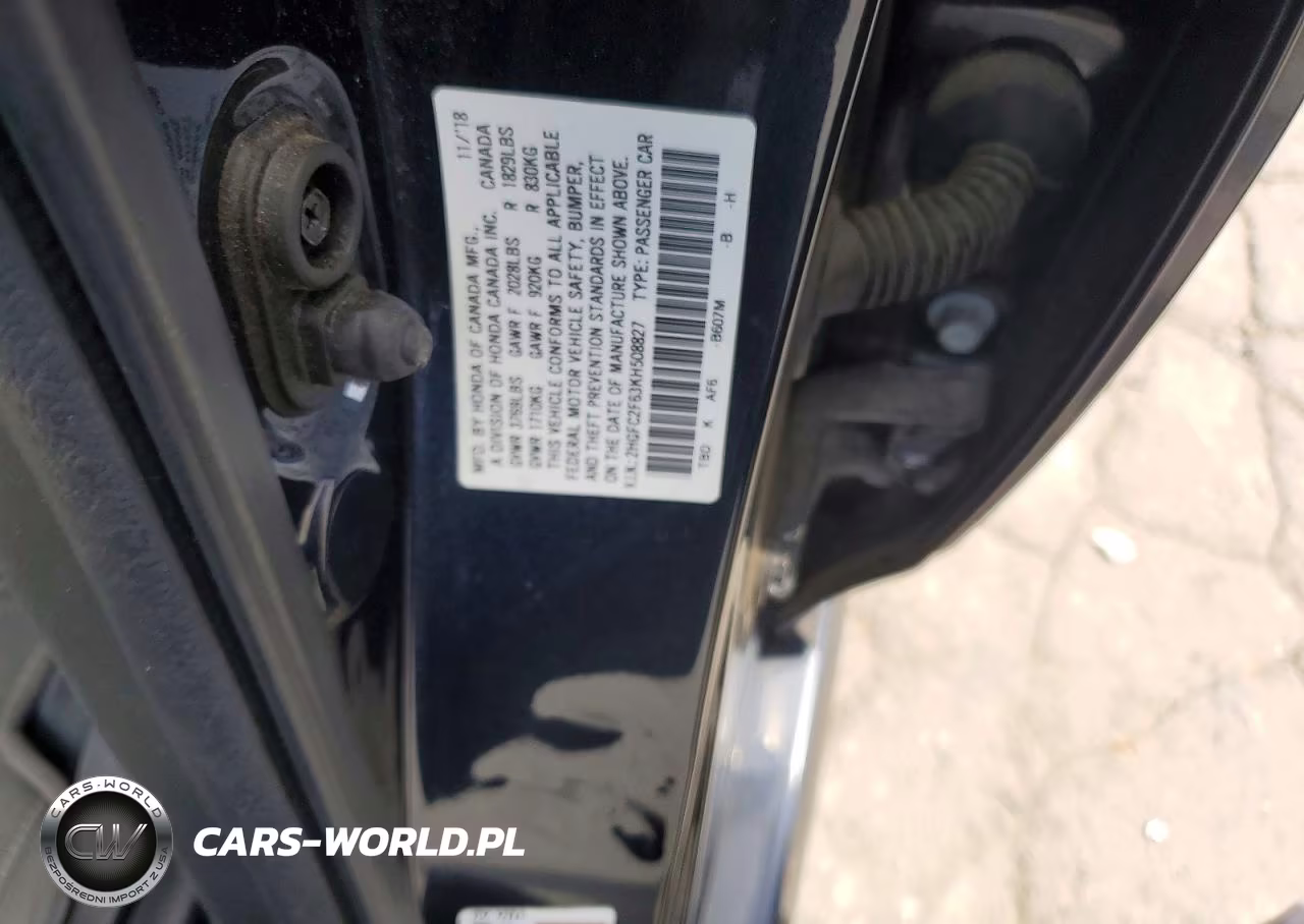 2019 Honda Civic Lx VIN:2HGFC2F63KH508827 - 12