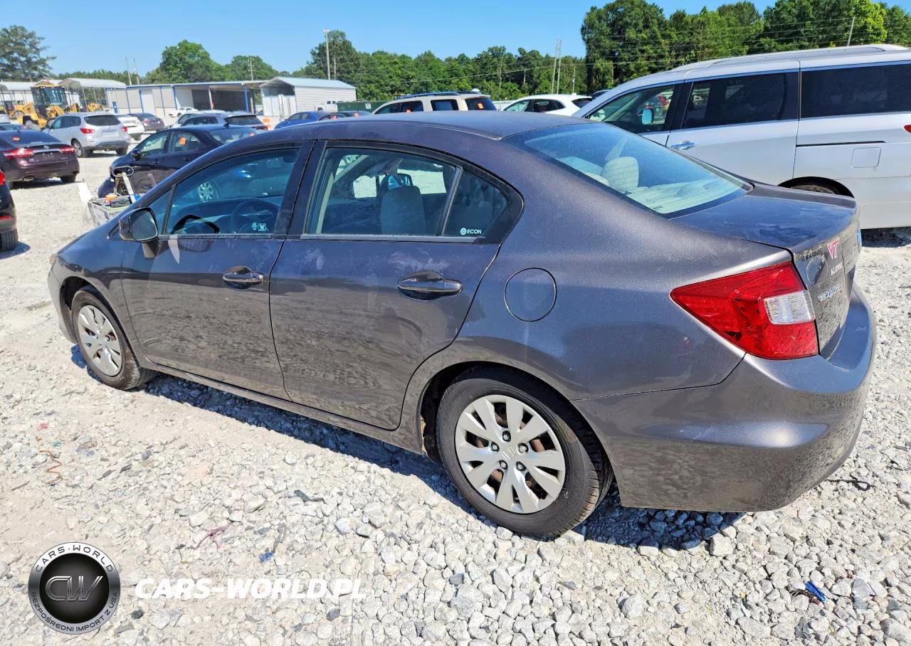2012 Honda Civic Lx VIN:19XFB2F54CE043576 - 2
