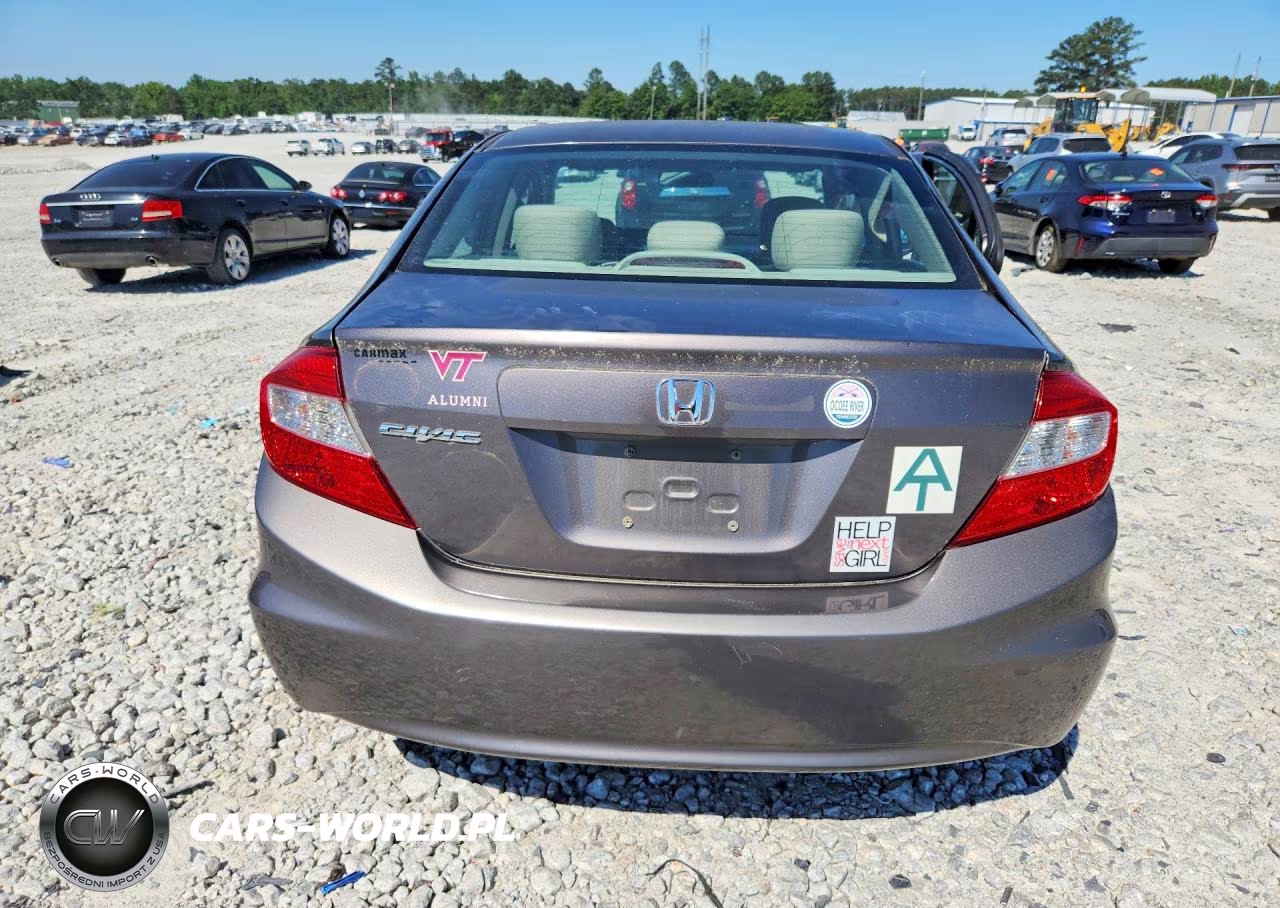 2012 Honda Civic Lx VIN:19XFB2F54CE043576 - 6