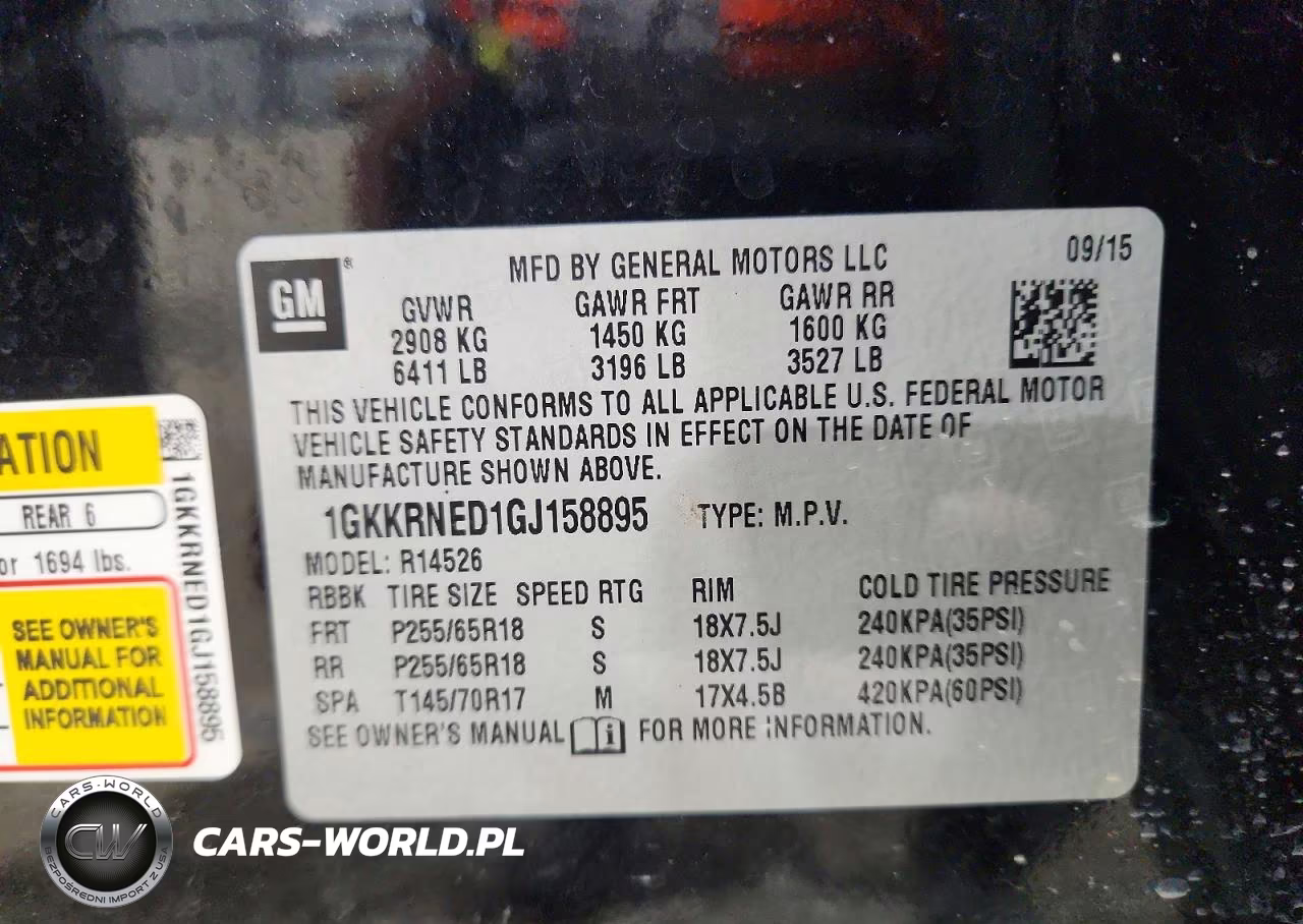 2016 GMC Acadia Sle VIN:1GKKRNED1GJ158895 - 13