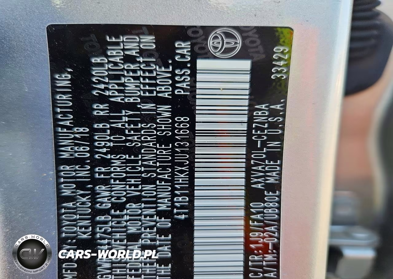 2018 Toyota Camry Le VIN:4T1B11HKXJU131668 - 12