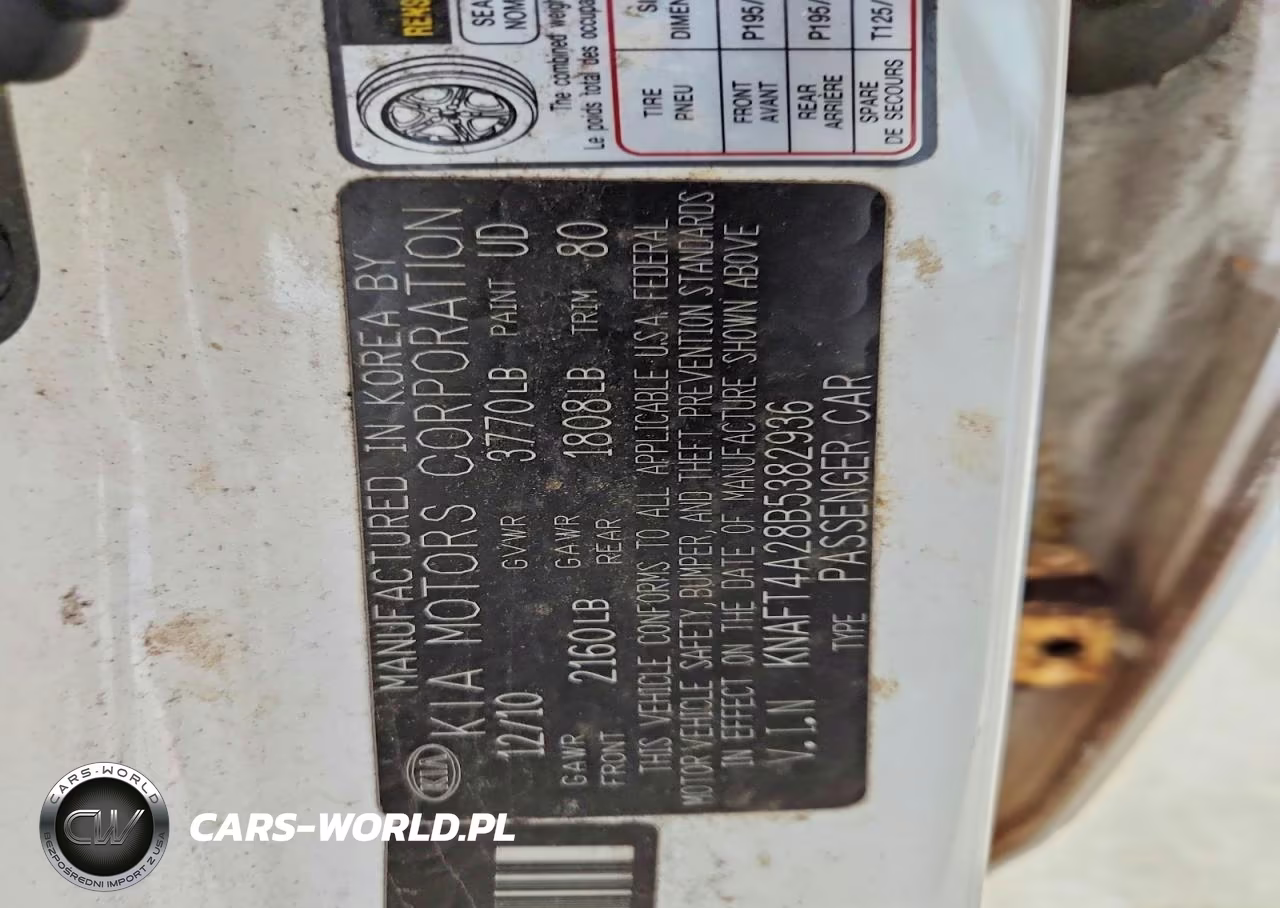 2011 Kia Forte Lx VIN:KNAFT4A28B5382936 - 12