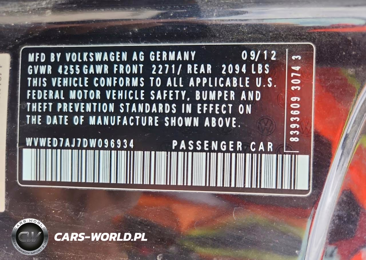 2013 Volkswagen Gti VIN:WVWED7AJ7DW096934 - 13