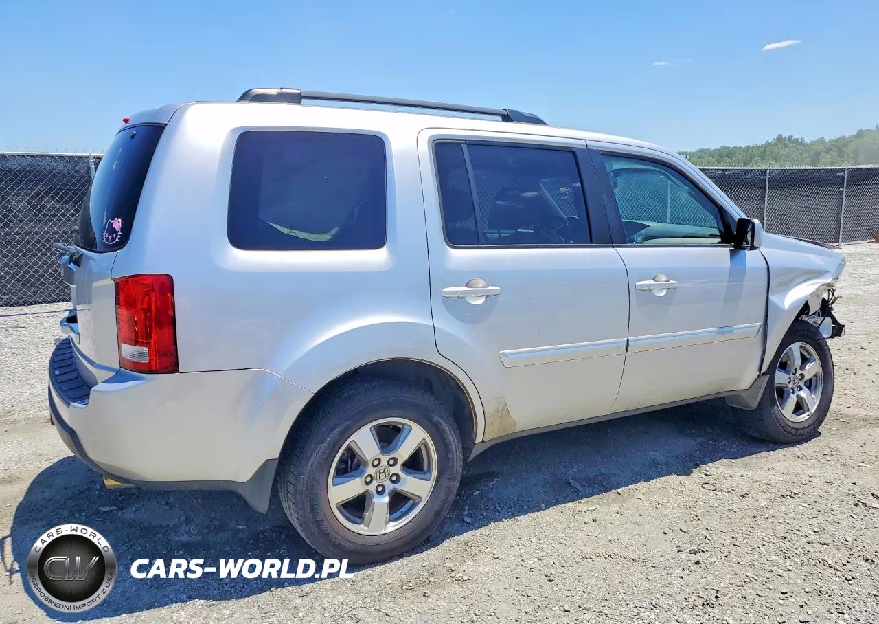 2010 Honda Pilot Exl VIN:5FNYF3H63AB007846 - 3