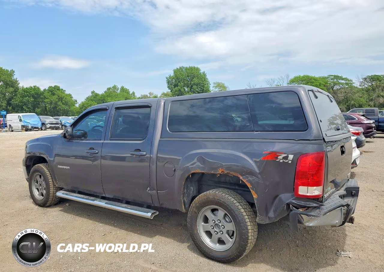 2010 GMC Sierra K1500 Slt VIN:3GTRKWE37AG206047 - 2