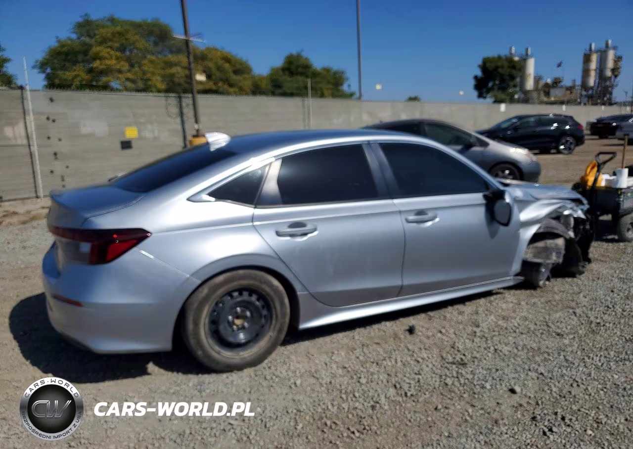 2025 Honda Civic Lx VIN:2HGFE2F22SH580724 - 3