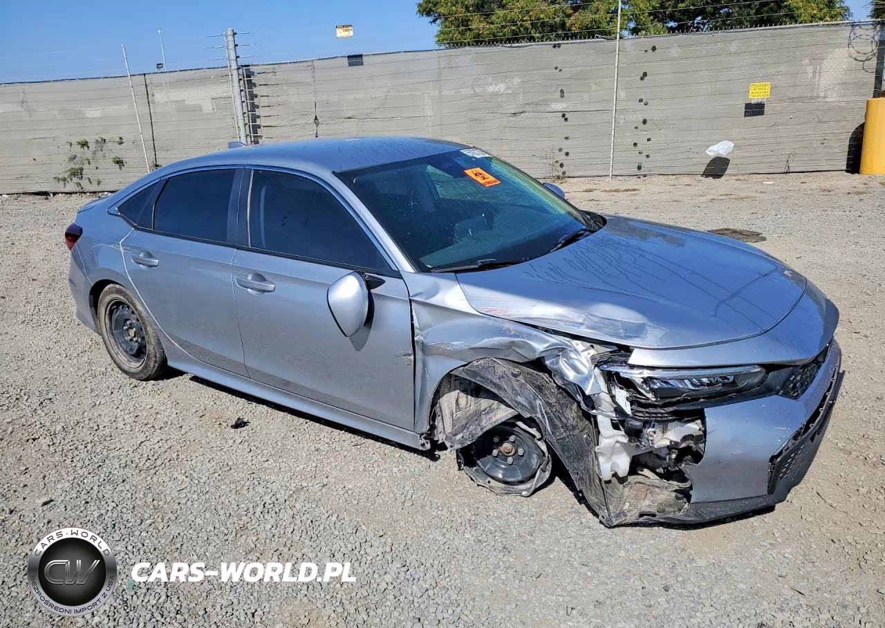 2025 Honda Civic Lx VIN:2HGFE2F22SH580724 - 4